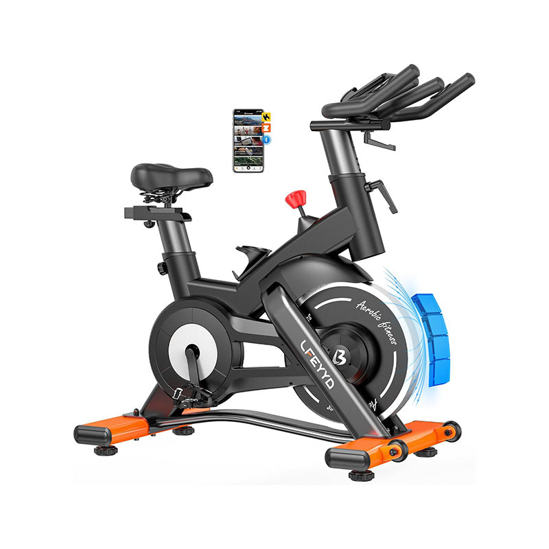 Pooboo D576 Home Spin Bike with Heart Rate Monitor