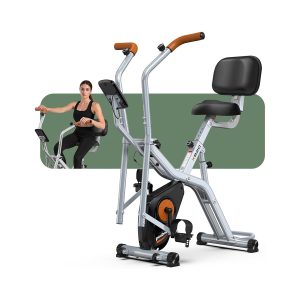 Pooboo X820 Foldable Exercise Bike with Elliptical Mode